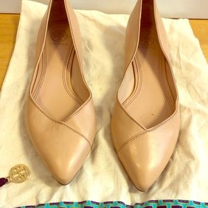 Tory Burch Nude Flats